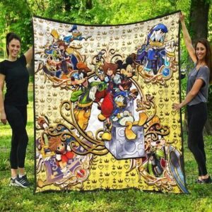 Kingdom Heart Quilt Blanket Kdh14  Quilt